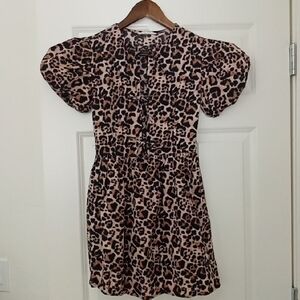 Bow Animal Print Top